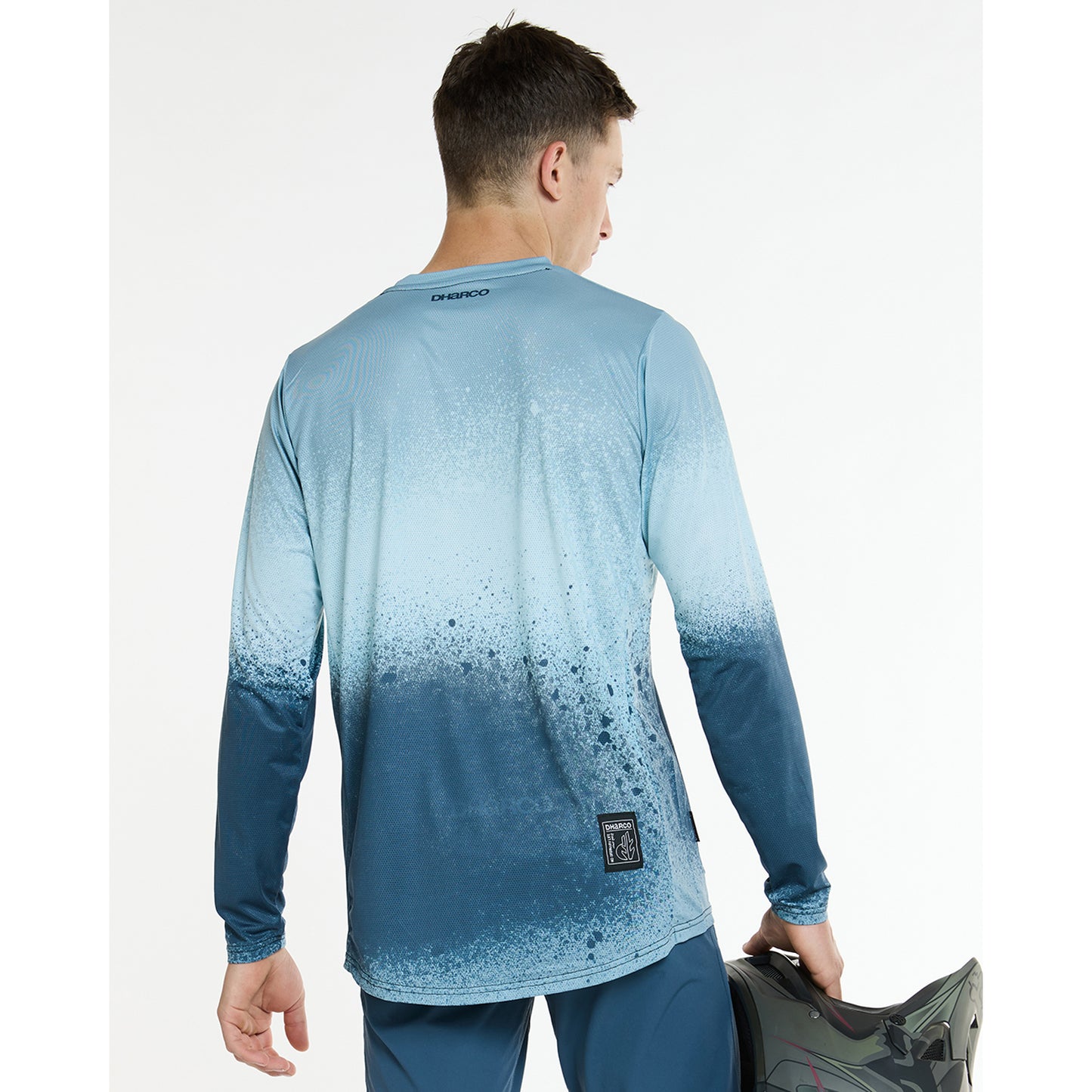 Maillot DHARCO RACE NU WAVE Manches Longues Bleu