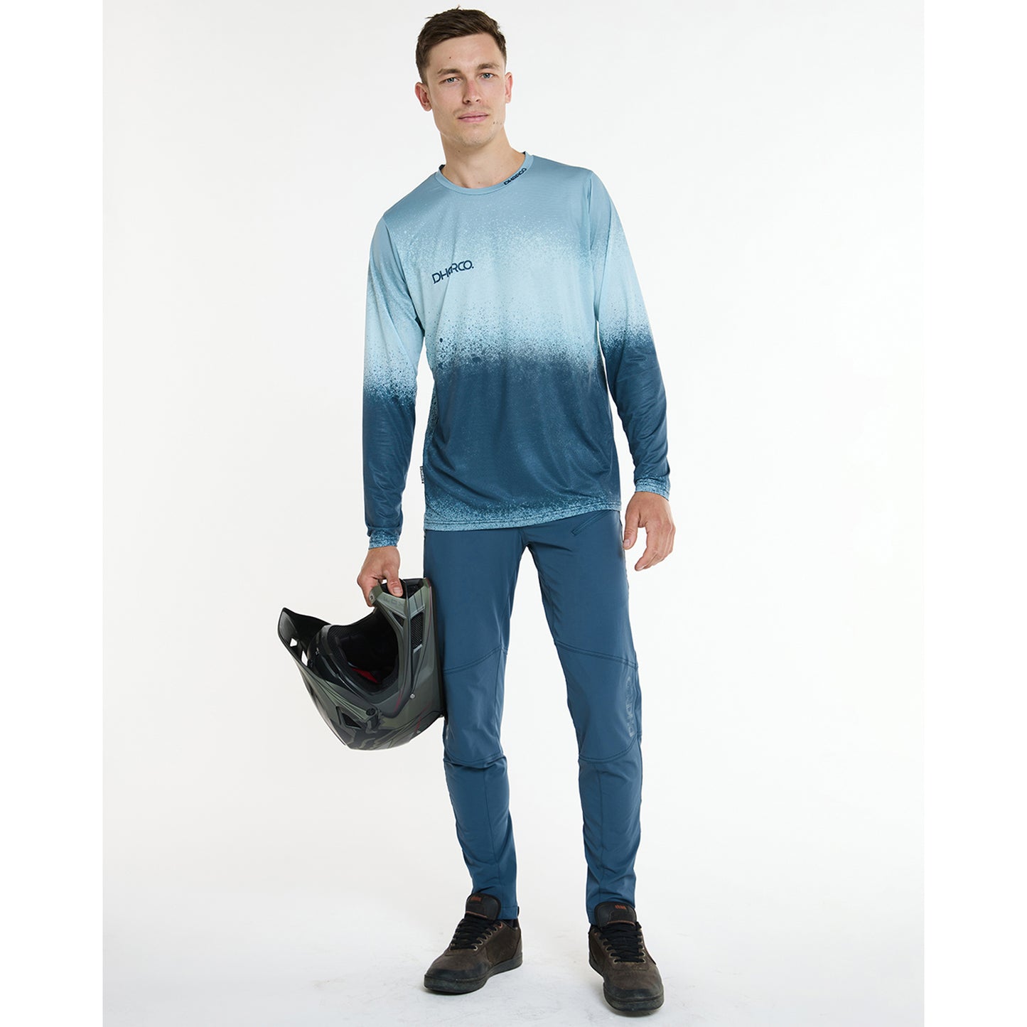 Maillot DHARCO RACE NU WAVE Manches Longues Bleu