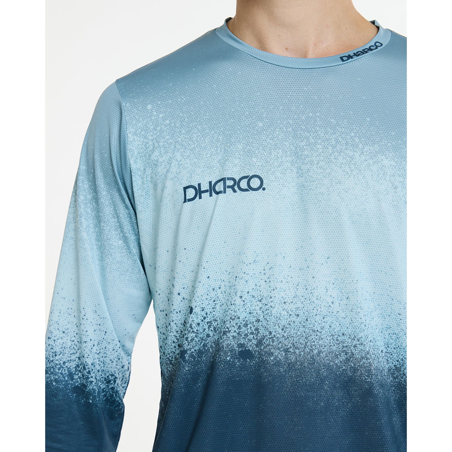 Maillot DHARCO RACE NU WAVE Manches Longues Bleu