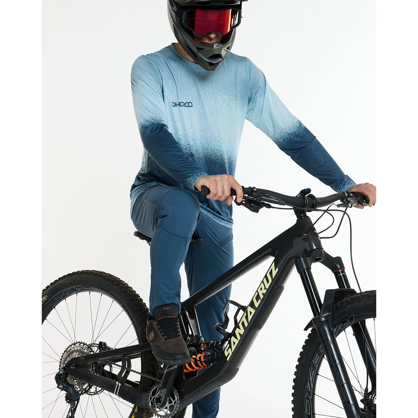 Maillot DHARCO RACE NU WAVE Manches Longues Bleu