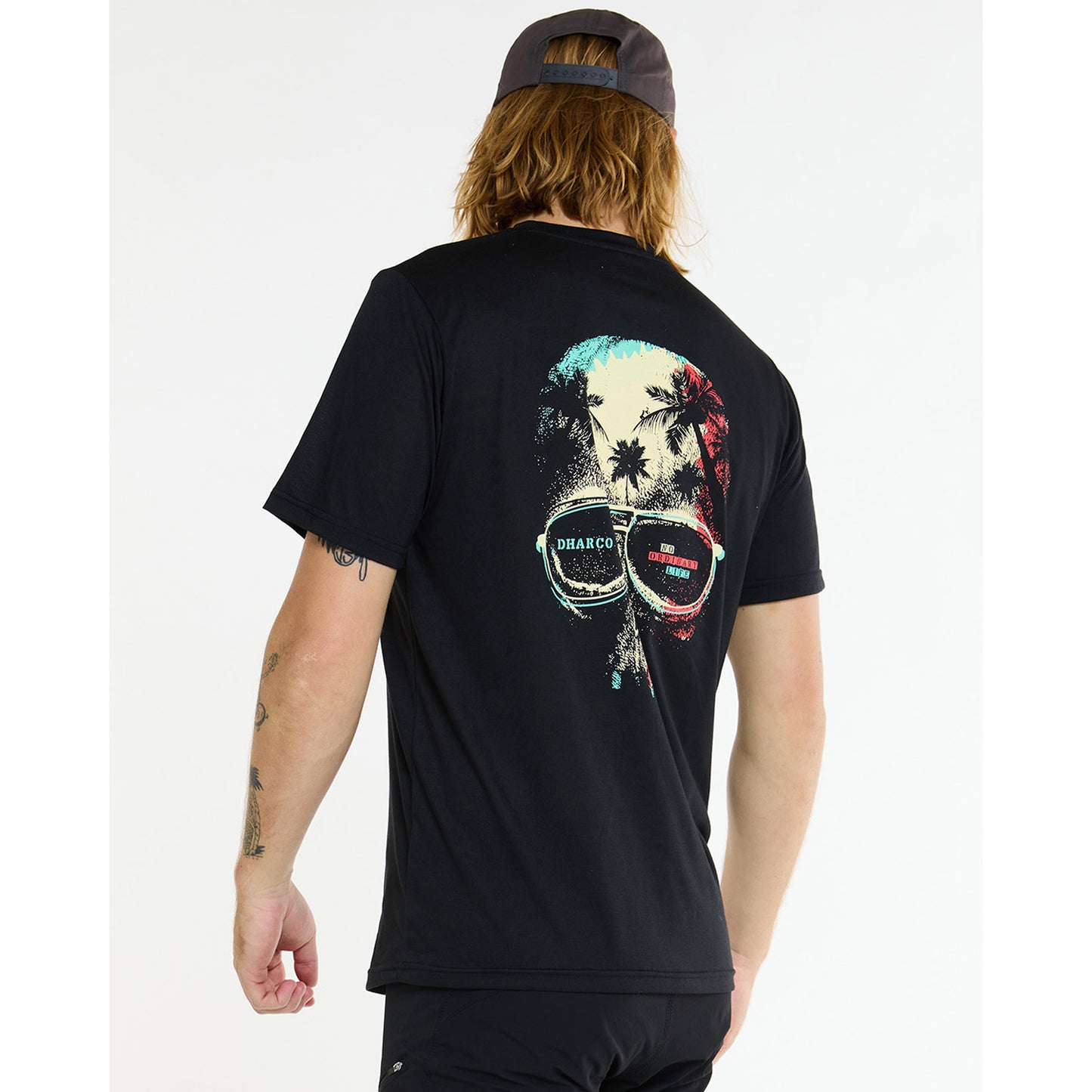 DHARCO EDDIE Kortärmad TECH TEE Jersey Svart