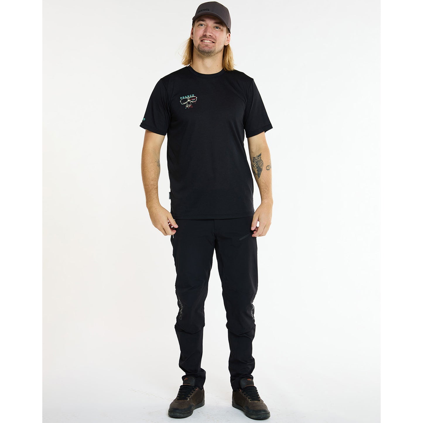 DHARCO EDDIE Kortärmad TECH TEE Jersey Svart