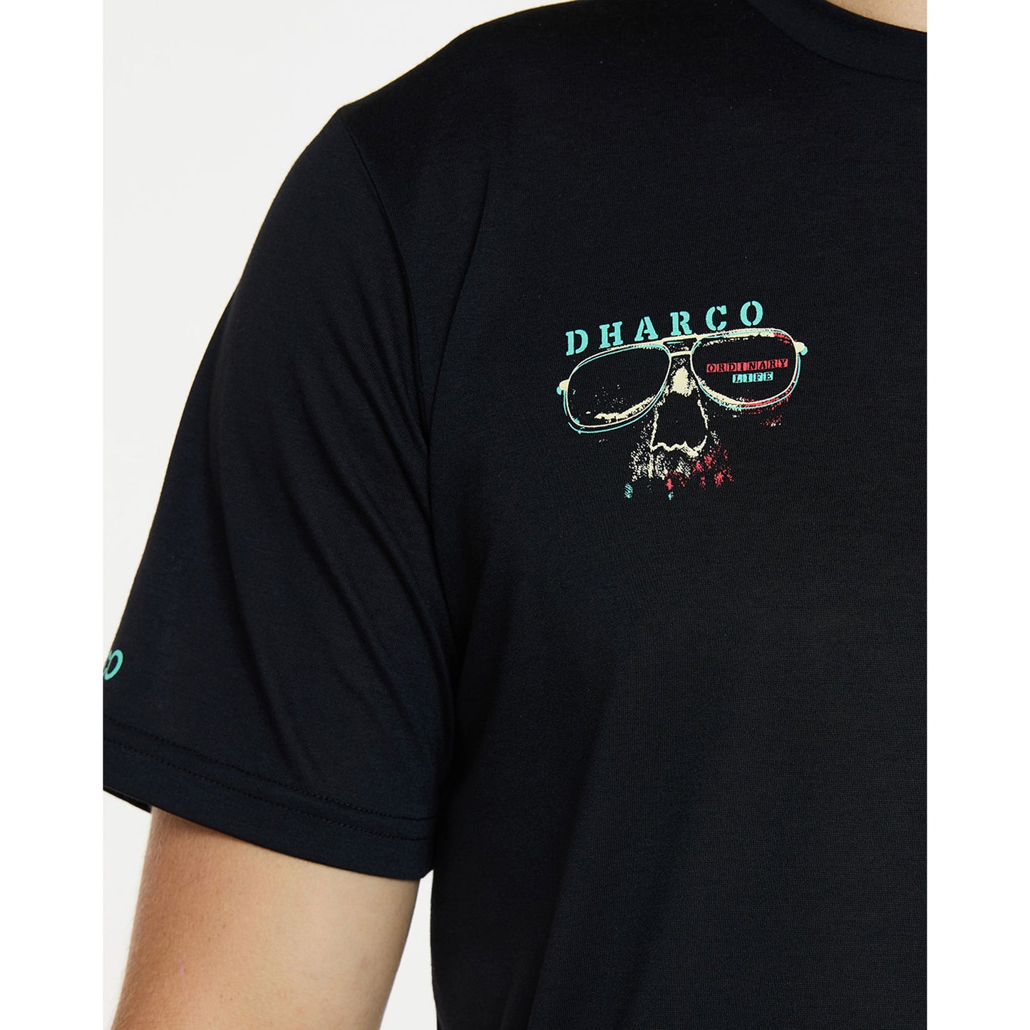 DHARCO EDDIE Kortärmad TECH TEE Jersey Svart