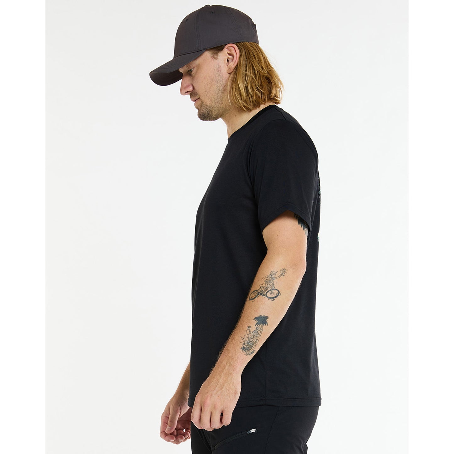 DHARCO EDDIE Kortärmad TECH TEE Jersey Svart