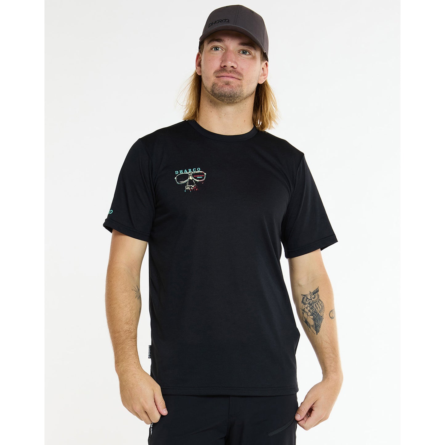 DHARCO EDDIE Kortärmad TECH TEE Jersey Svart