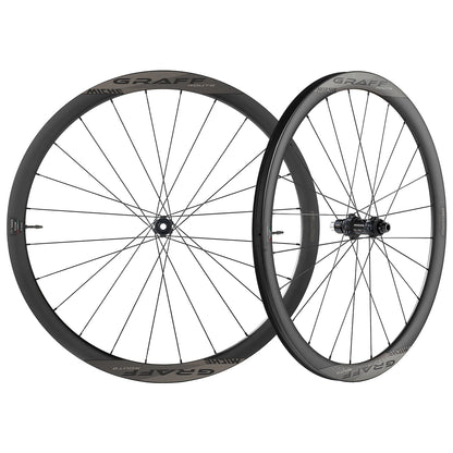 Paire de Roues MICHE GRAFF CARBONE DISC Tubeless Ready (Center Lock)