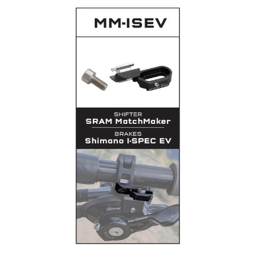 Adaptateur de Fixation WOLF TOOTH ShiftMount MM-ISEV SRAM MatchMaker X Shifter > Frein Shimano I-SPEC EV