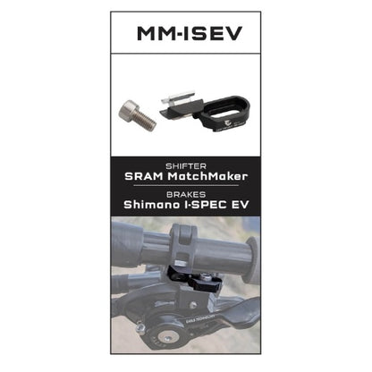 Adaptateur de Fixation WOLF TOOTH ShiftMount MM-ISEV SRAM MatchMaker X Shifter > Frein Shimano I-SPEC EV