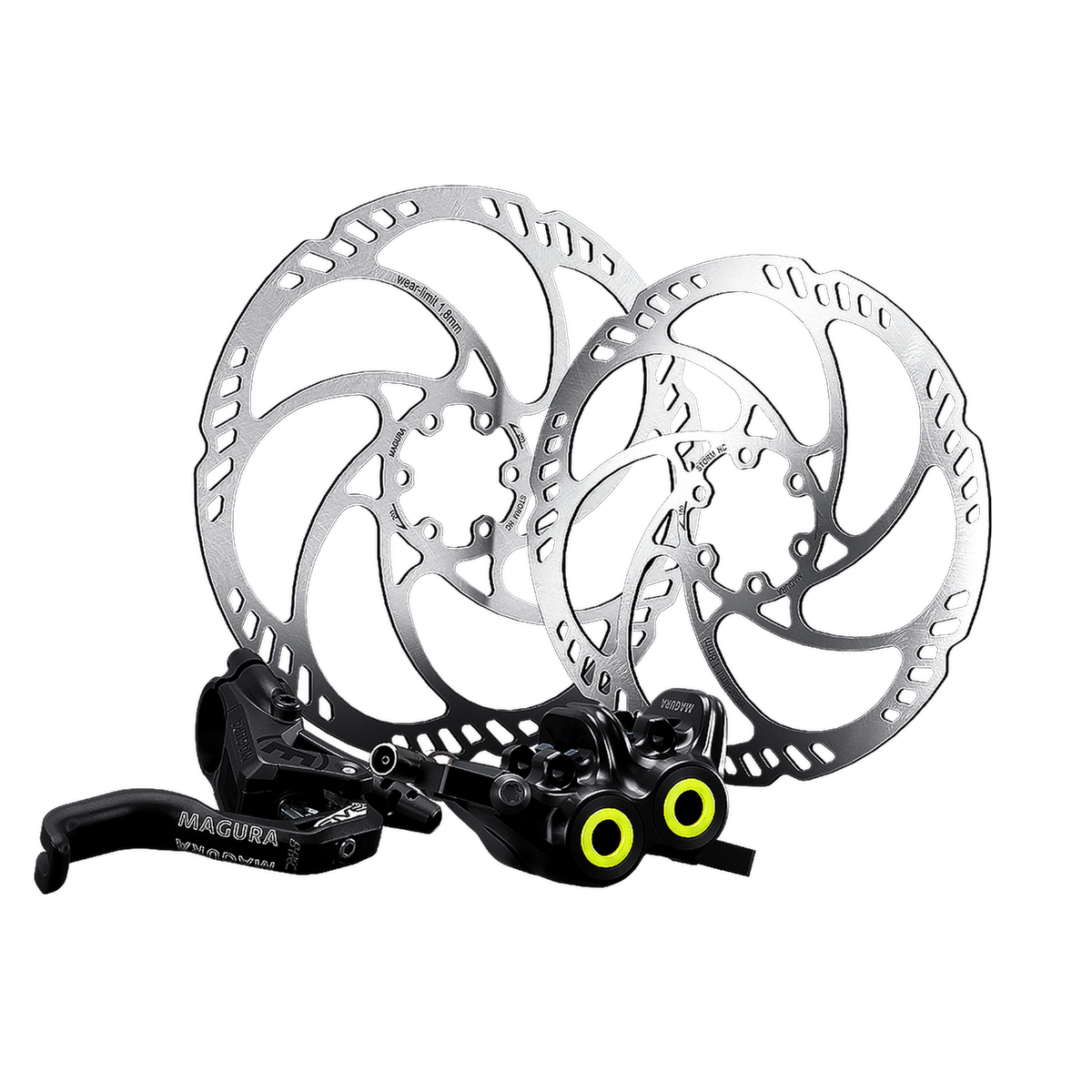 Pár kotoučových brzd Magura MT5 Pro Storm HC 203/180mm