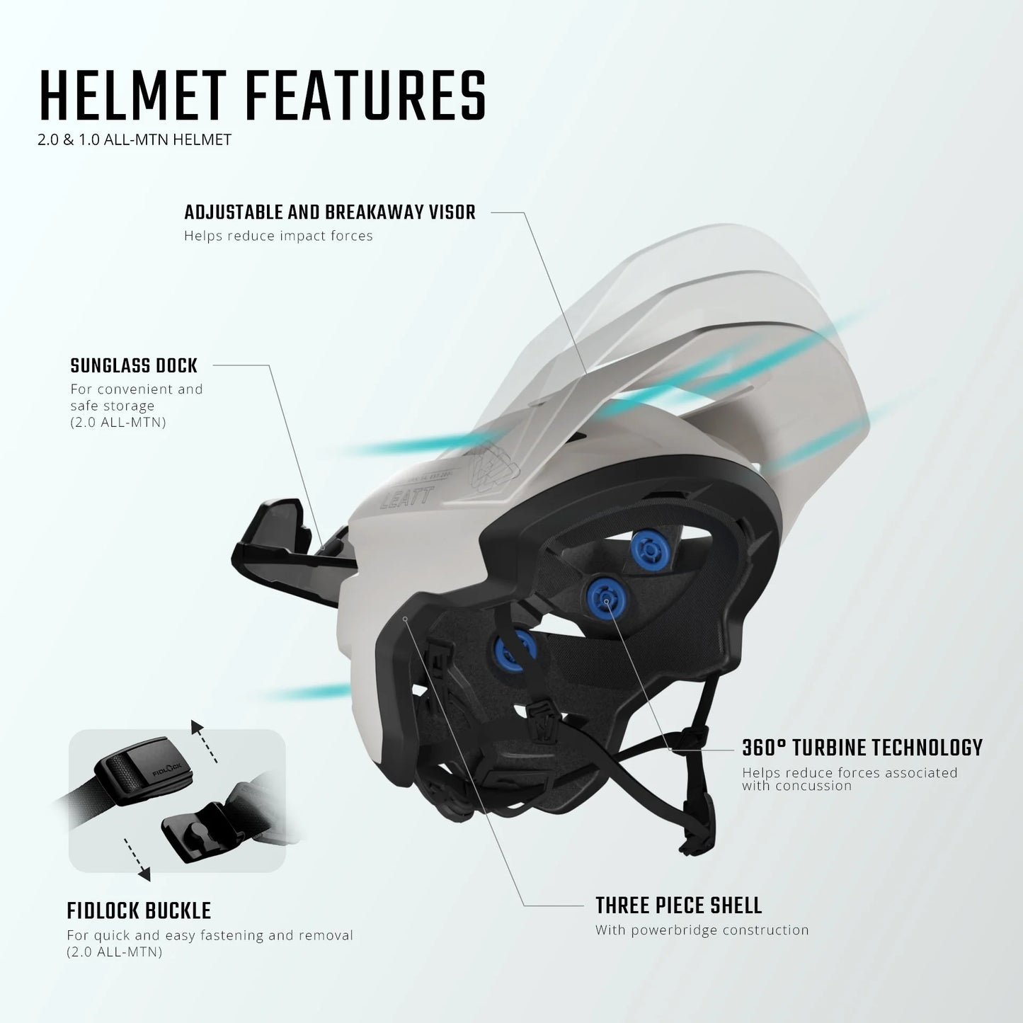 LEATT ALL-MOUNTAIN 1.0 MTB-hjälm Röd