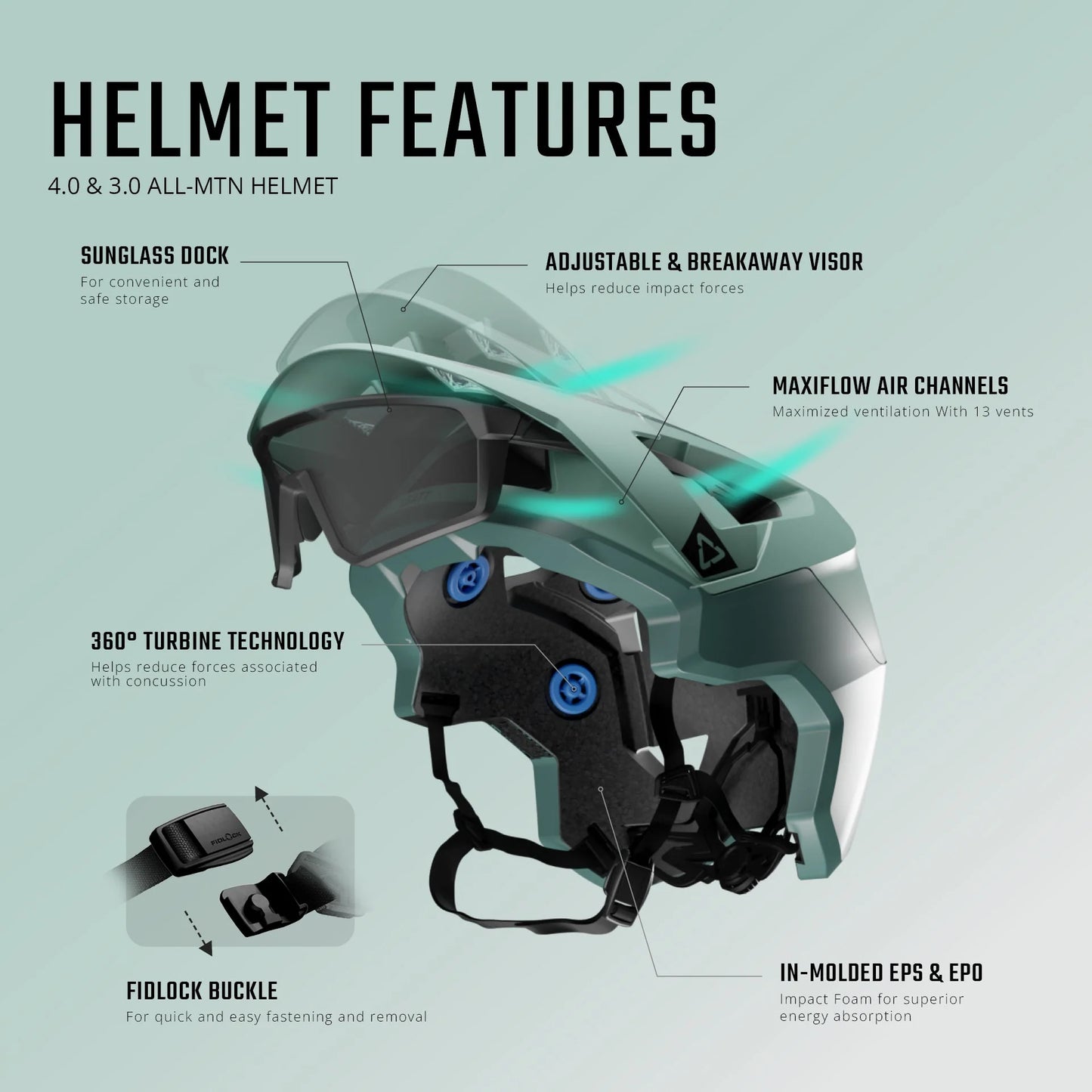 Přilba LEATT ALL-MOUNTAIN 3.0 MTB Grey