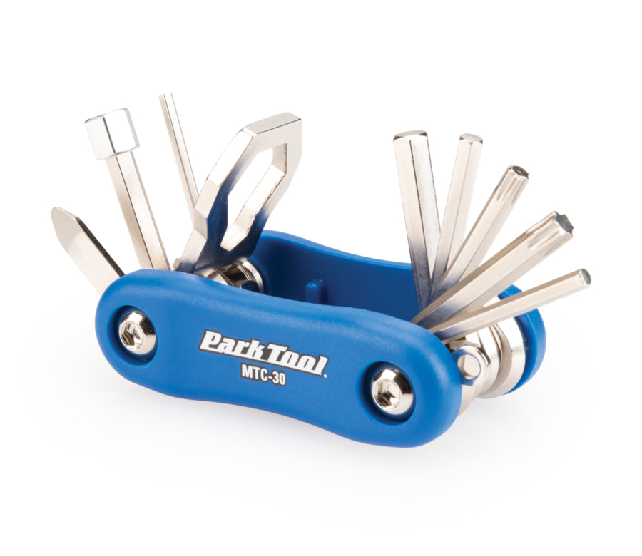 Park Tool MTC-30 déplié montrant tous les outils
