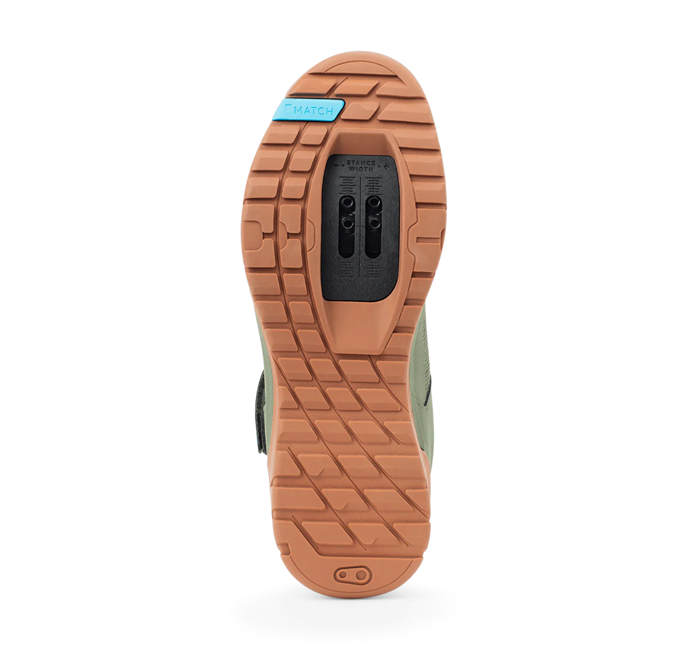 Chaussures VTT CRANKBROTHERS MALLET ENDURO SPEED LACE CLIP-IN Vert/Bleu