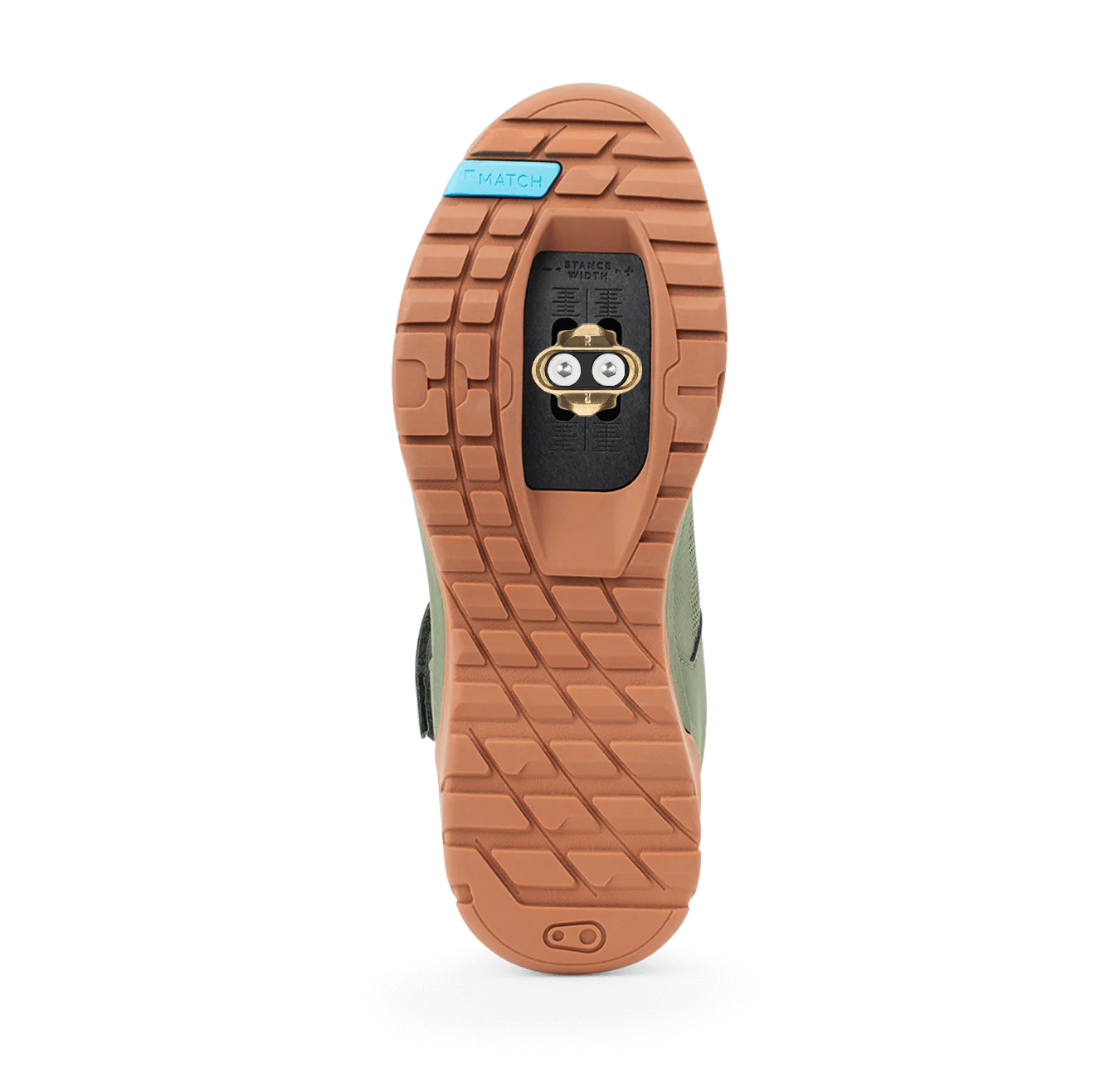 Chaussures VTT CRANKBROTHERS MALLET ENDURO SPEED LACE CLIP-IN Vert/Bleu