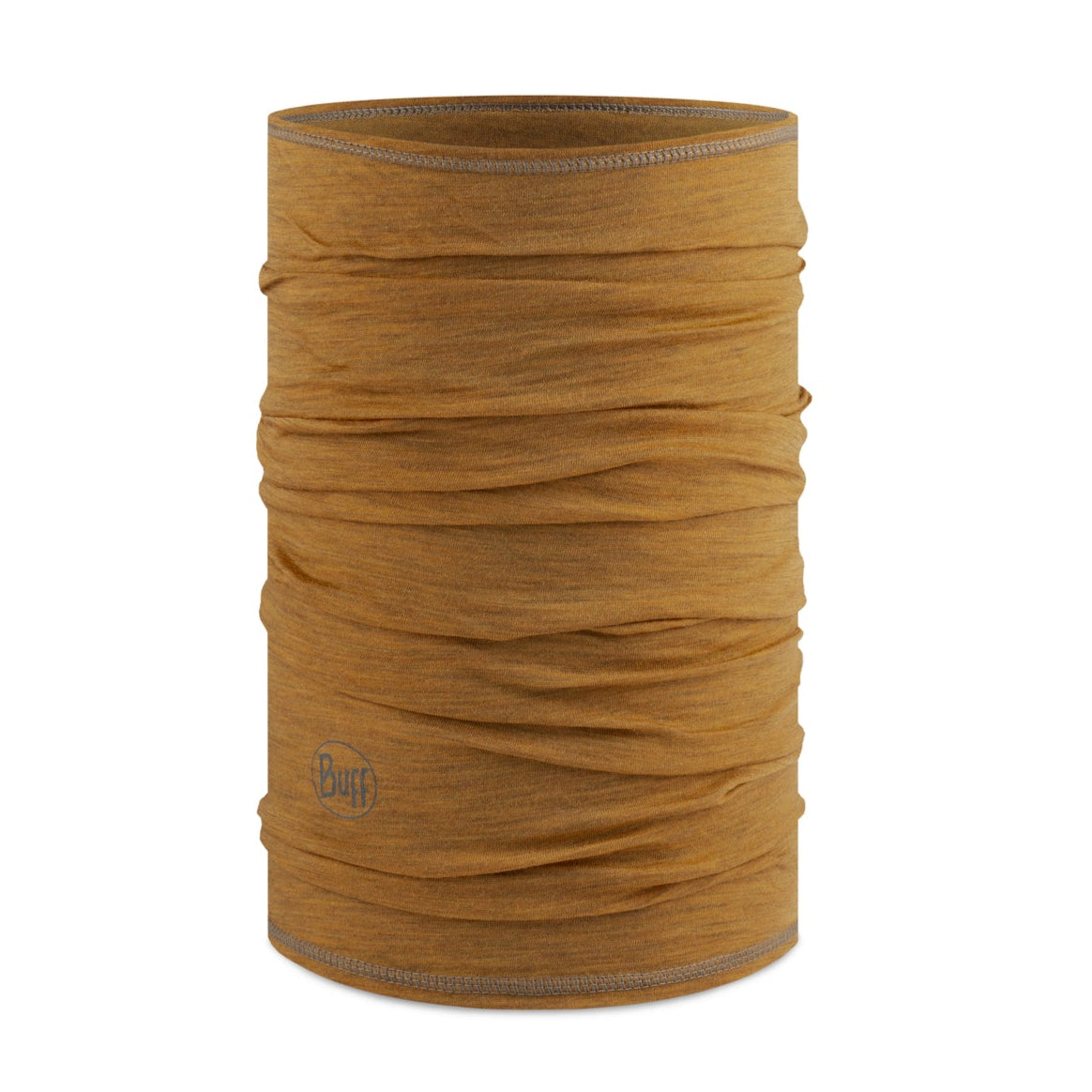 BUFF MERINO LIGHTWEIGHT Hořčicový nákrčník