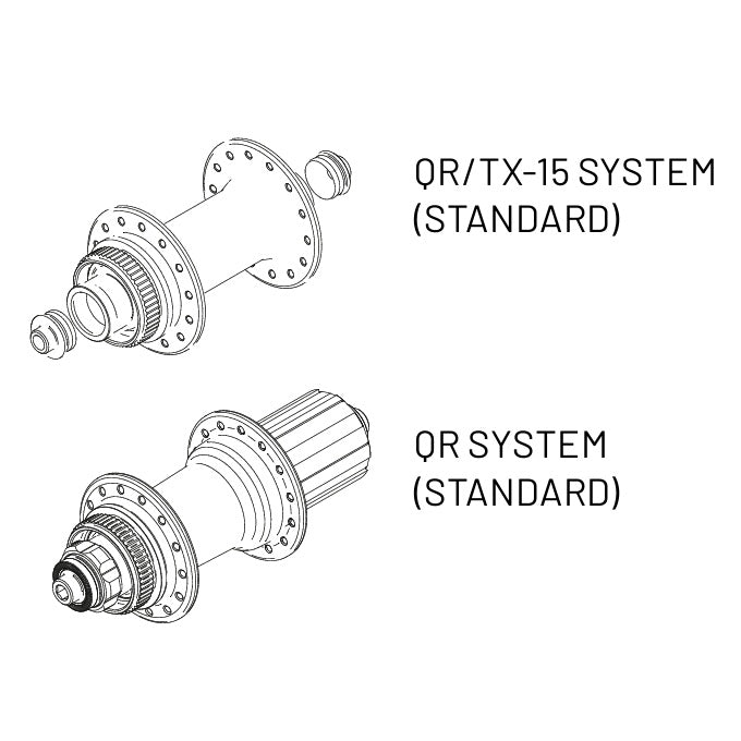 Par MICHE XM 45 26" aksel 9/15 - 9x135 mm slangehjul