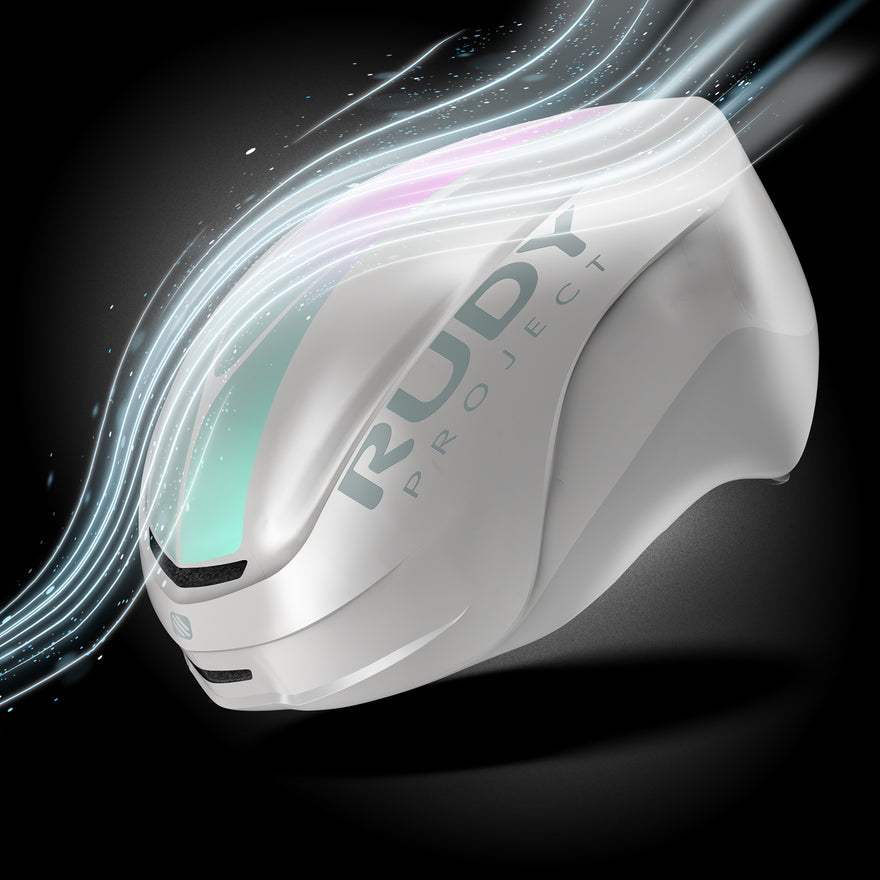 RUDY PROJECT NYTRON PRO Silniční přilba White Iridescent Matt