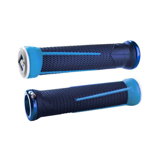 Grips ODI AARON GWIN Lock-On 135 mm Bleu