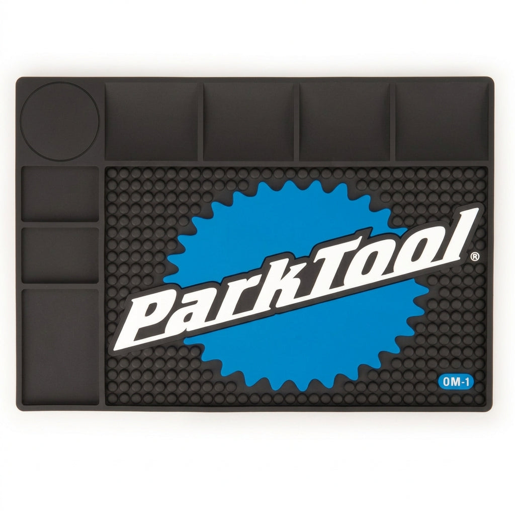 Park Tool OM-1 Tapis organisateur d'établi vu de dessus