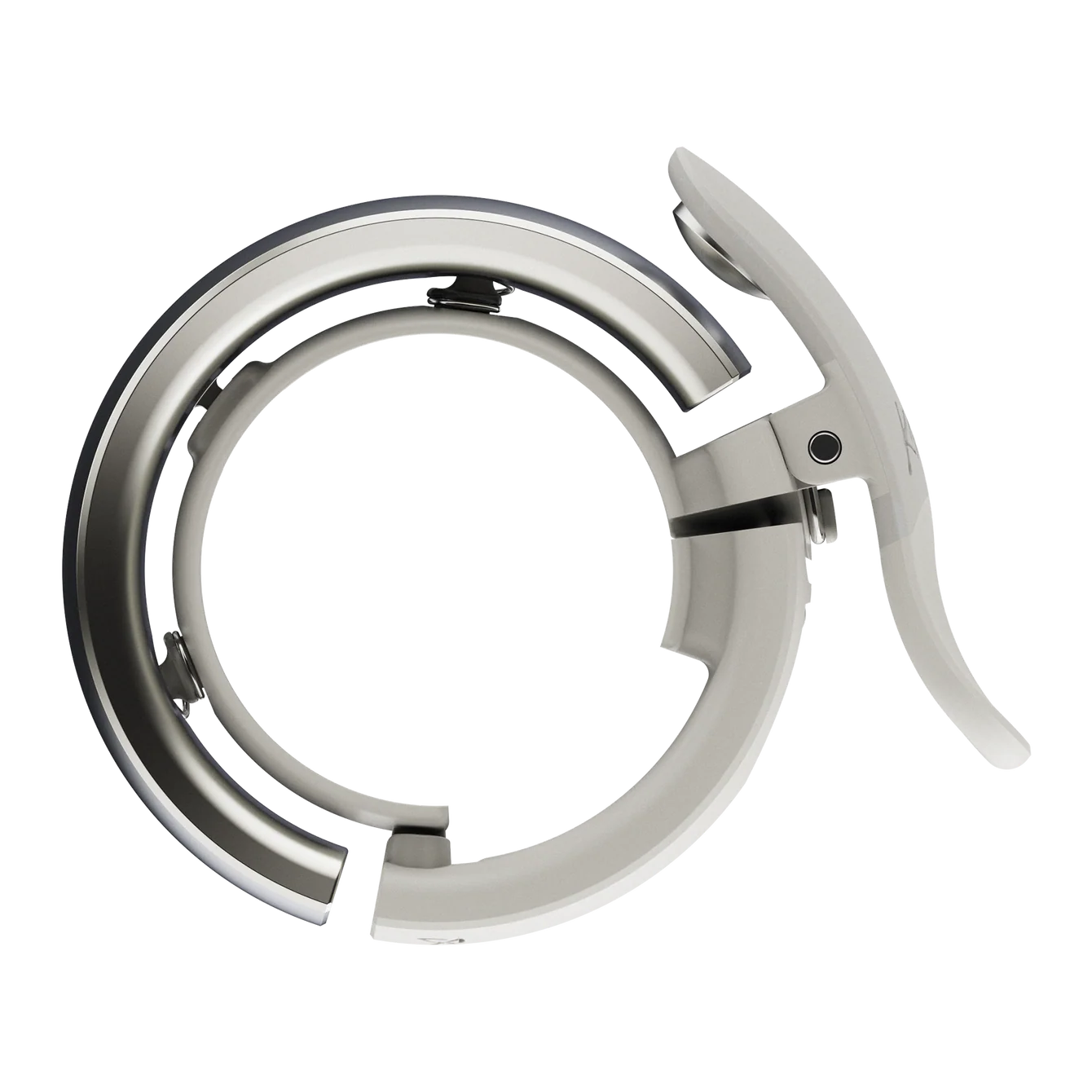 Zvonek KNOG OI BELL PRIMA velký šedý