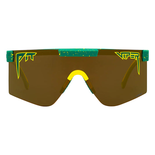 PIT VIPER THE STRAYA ORIGINAL 2.0 WIDE HDPV Polariserade skyddsglasögon Guld