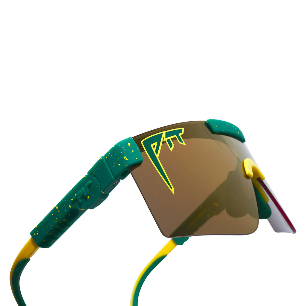 PIT VIPER THE STRAYA ORIGINAL 2.0 WIDE HDPV Polariserade skyddsglasögon Guld