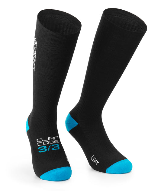 Chaussettes ASSOS ULTRAZ WINTER FUGU Noir