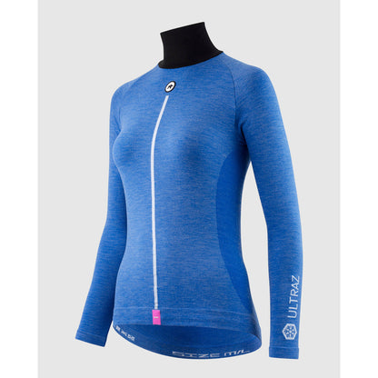 Sous-Vêtement ASSOS ULTRAZ WINTER SKIN P1 Manches Longues Femme Calypso Blu