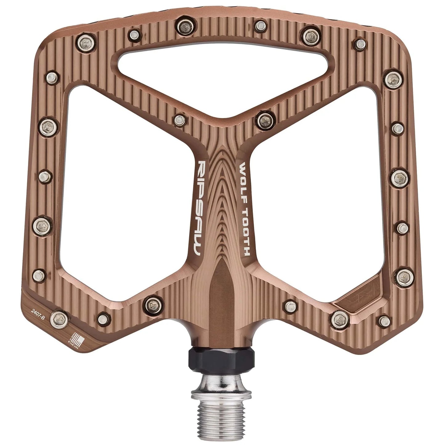 Ploché pedály WOLF TOOTH RIPSAW Espresso
