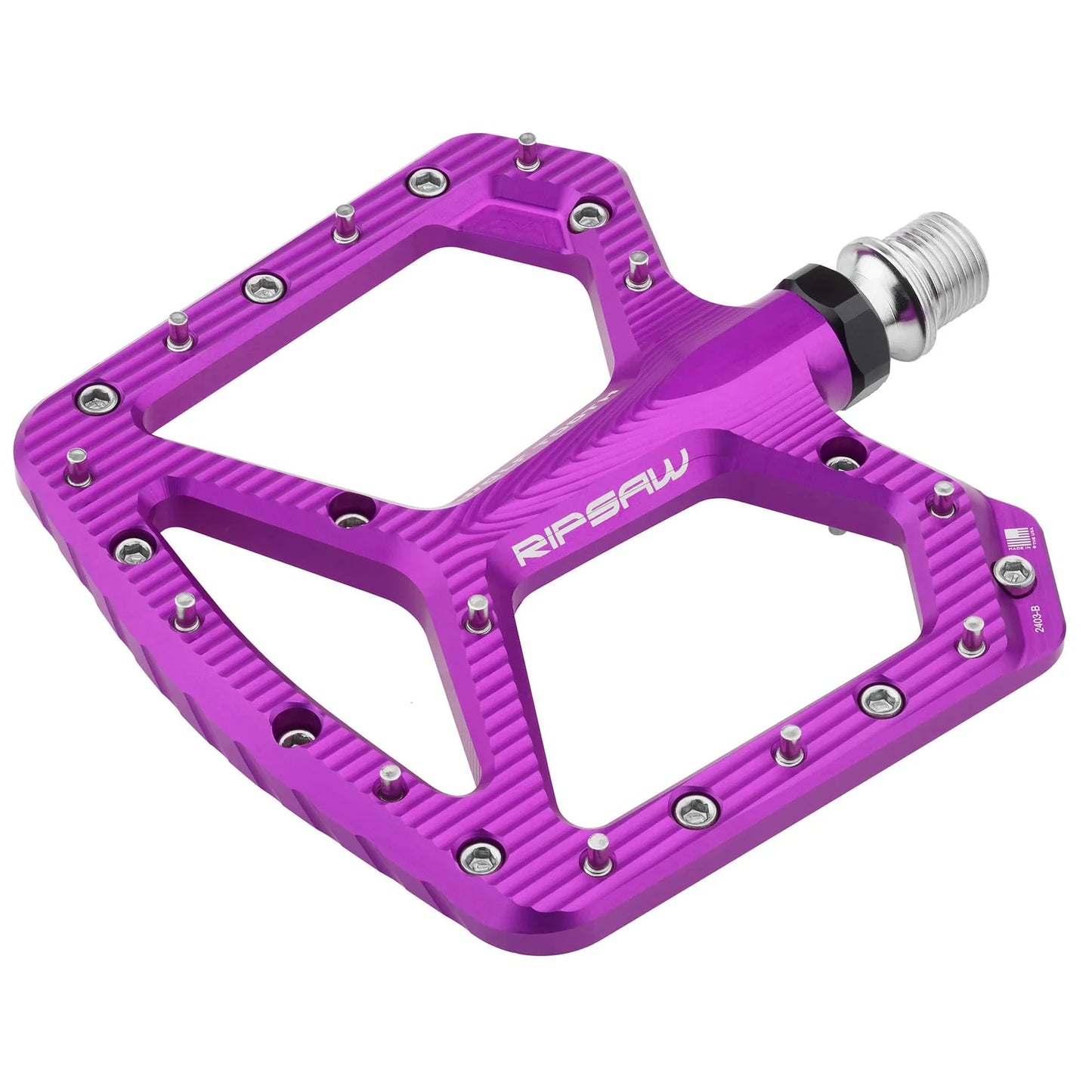 Ploché pedály WOLF TOOTH RIPSAW, fialové