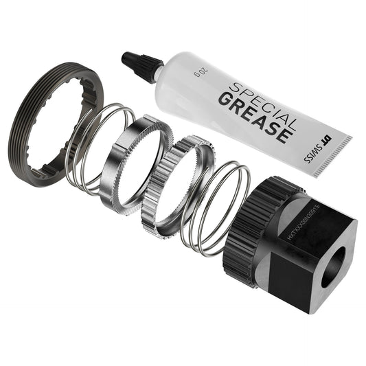Zestaw modernizacyjny RATCHET DT SWISS DEG90T DF 0/10/20° Anti Pedal Kickback z narzędziem