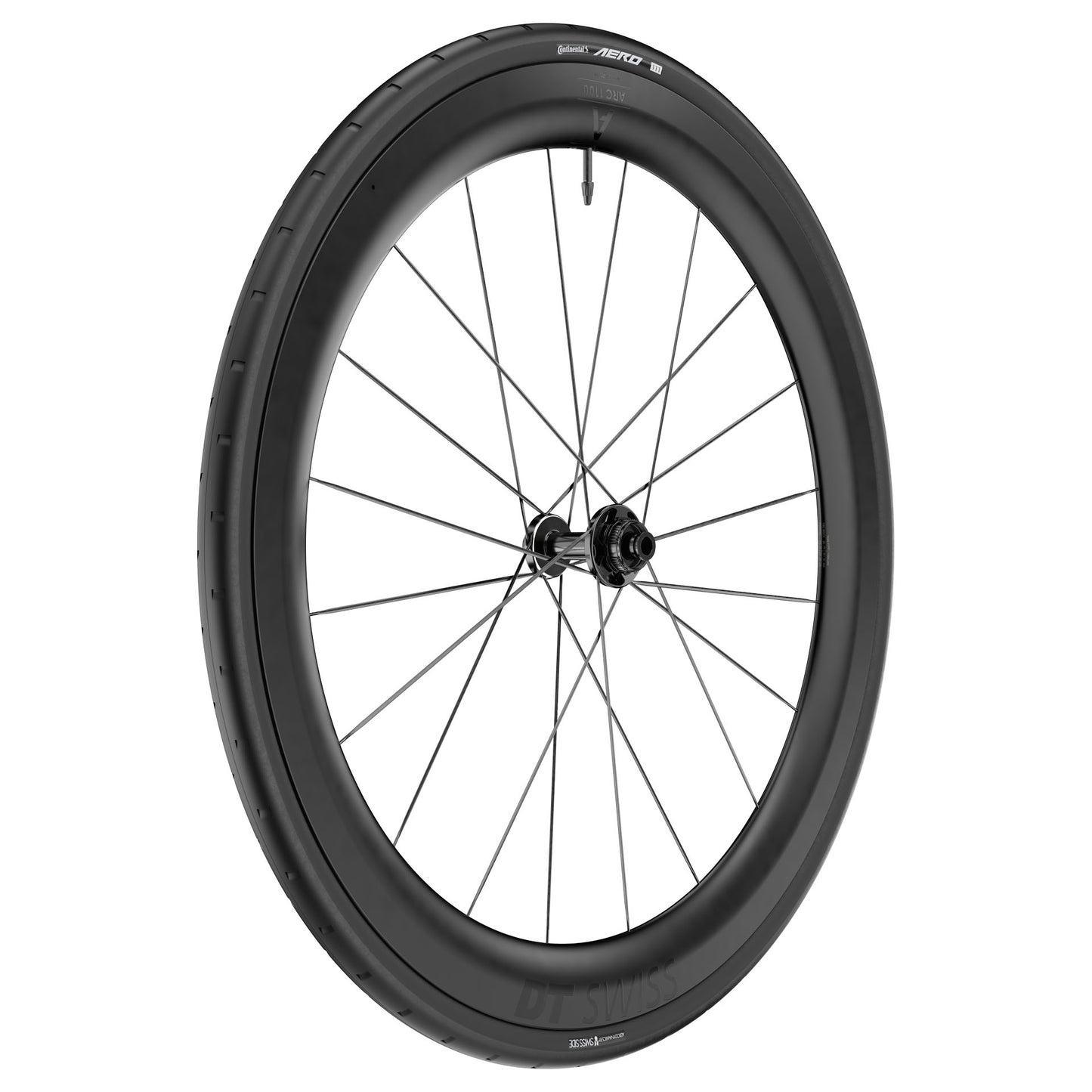 Přední kolo DT SWISS ARC 1100 DICUT WTS 55 Tubeless Ready (Center Lock) černé