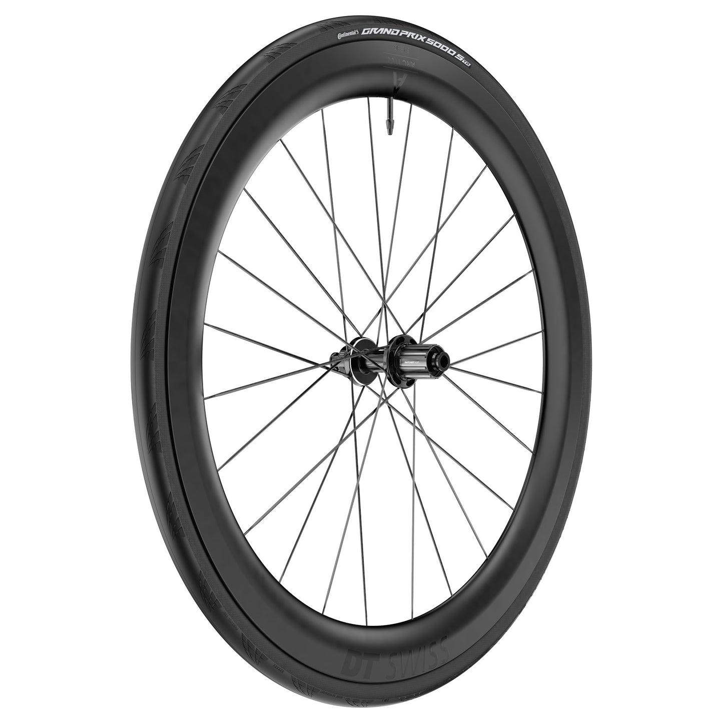 Zadní kolo DT SWISS ARC 1100 DICUT WTS 55 Tubeless Ready (Center Lock) černé