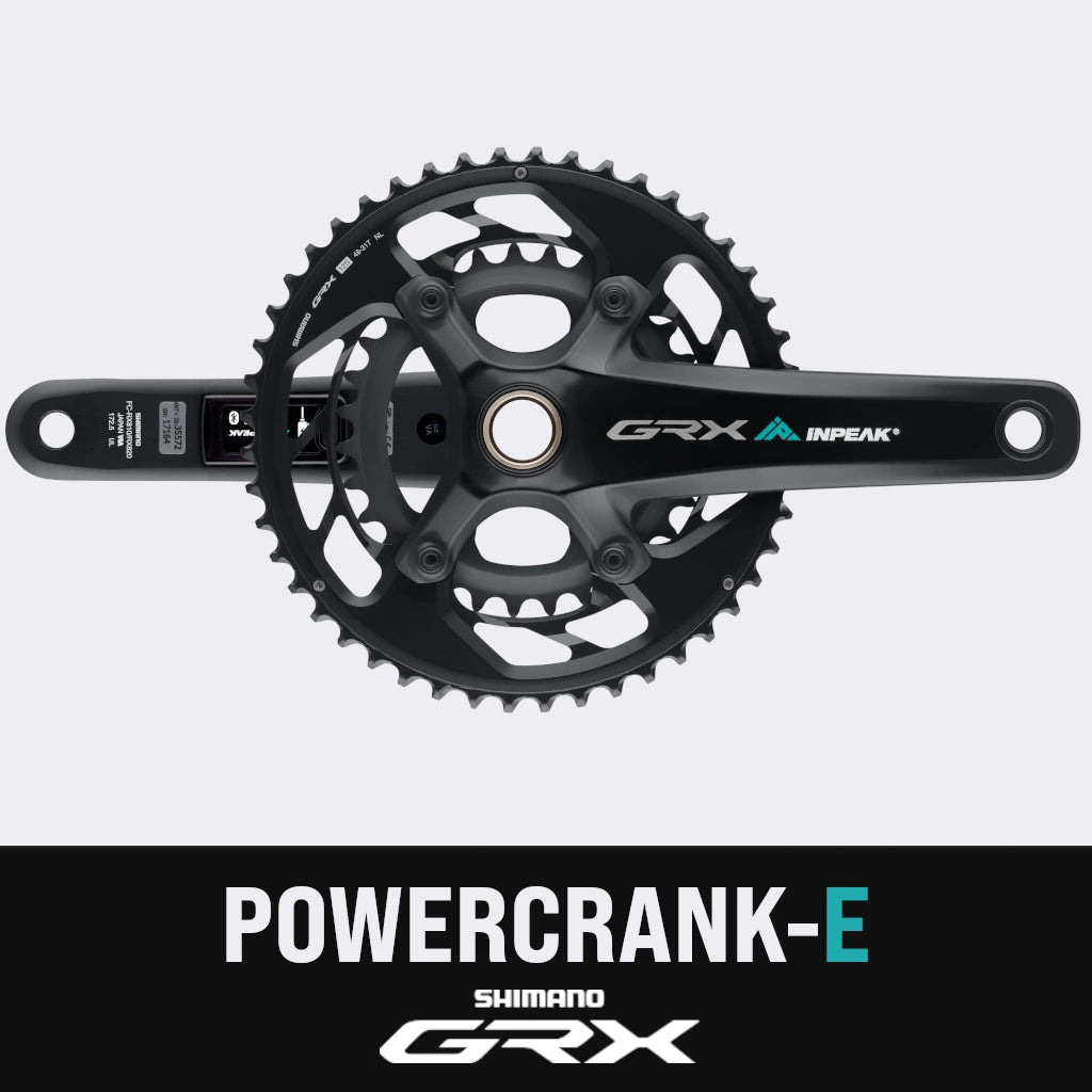 Pédalier Capteur de Puissance INPEAK POWERCRANK-E TWIN2 LR Shimano GRX RX820-2