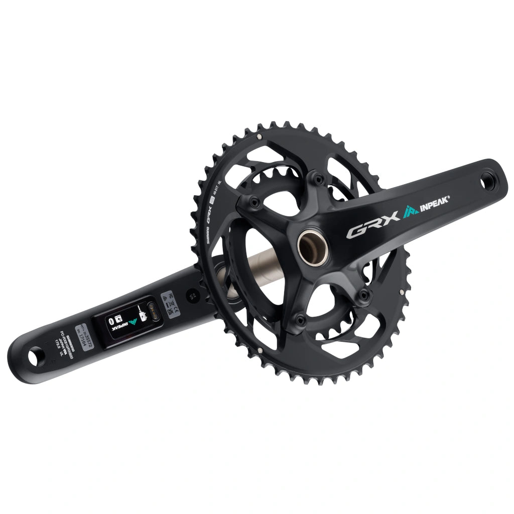 Pédalier Capteur de Puissance INPEAK POWERCRANK-E TWIN2 LR Shimano GRX RX820-2