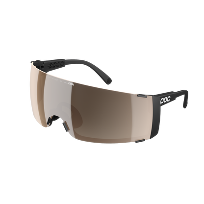 Lunettes POC PROPEL + Noir Verre Clarity Trail Partly Sunny Silver