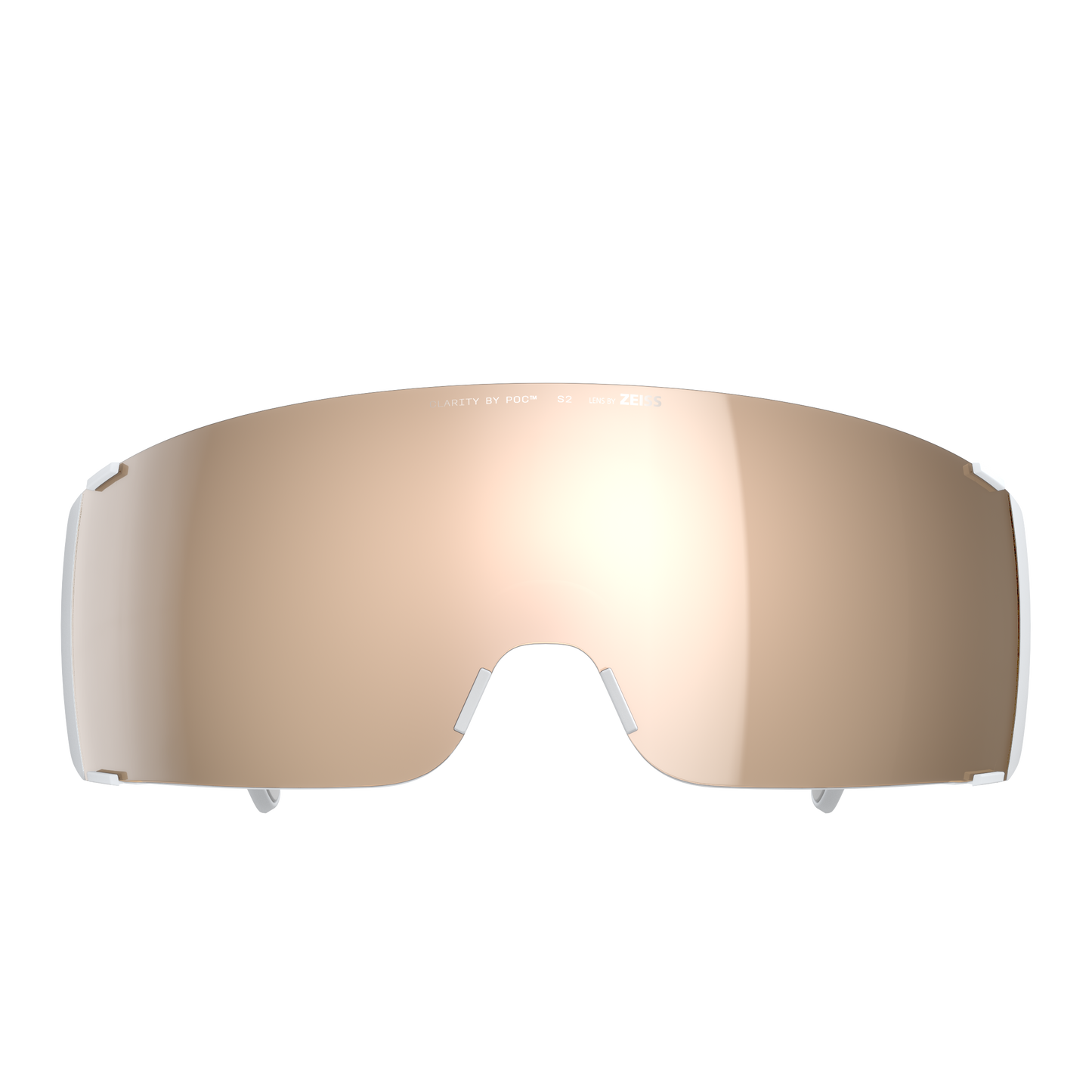 Lunettes POC PROPEL + Blanc Verre Clarity Trail Partly Sunny Silver