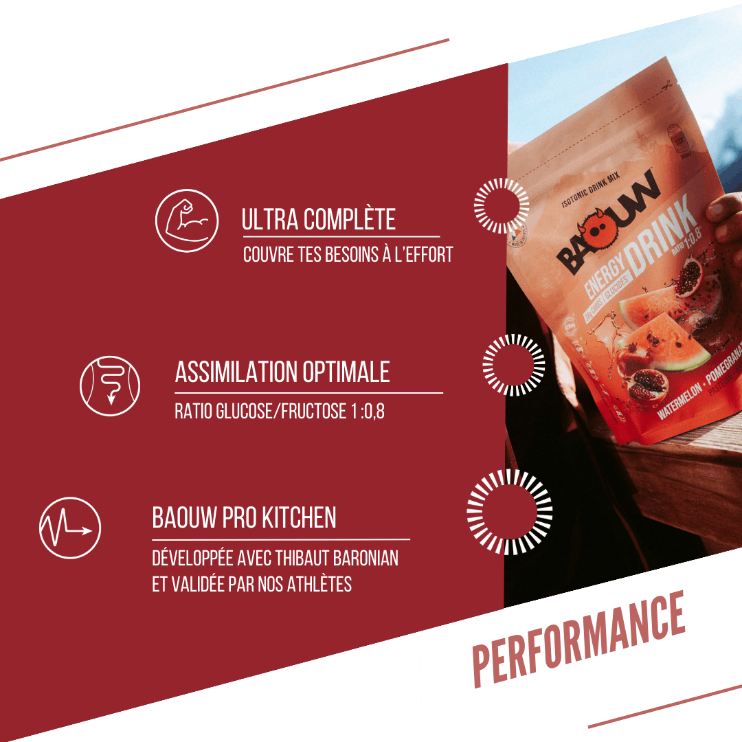 BAOUW ISOTONIC Energy Drink (45g) Meloun/pomerančové jablko