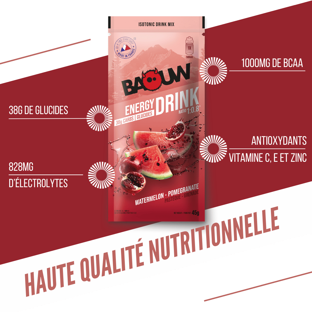 BAOUW ISOTONIC Energy Drink (45g) Meloun/pomerančové jablko