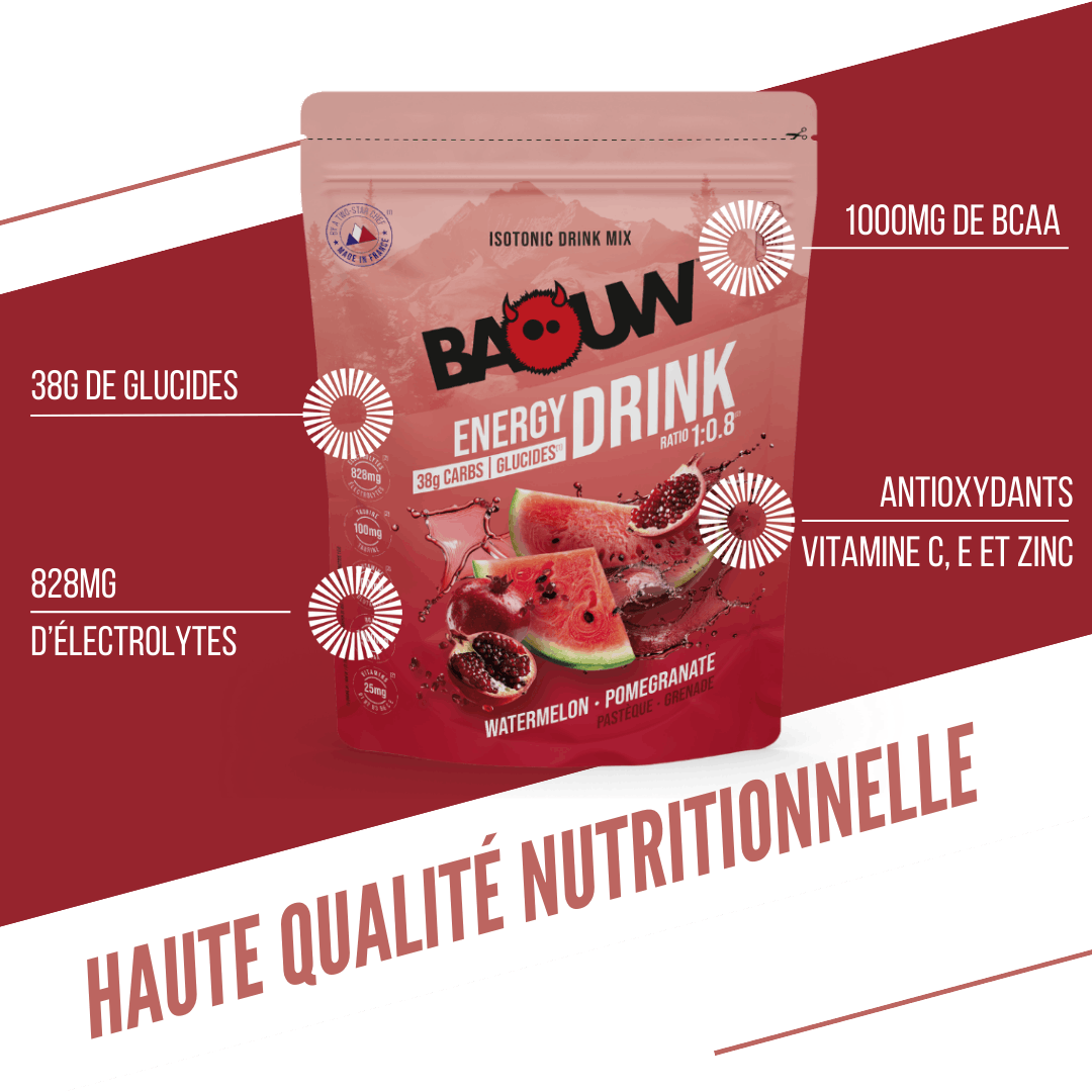 BAOUW ISOTONIC Energy Drink (585g) Meloun/pomerančové jablko