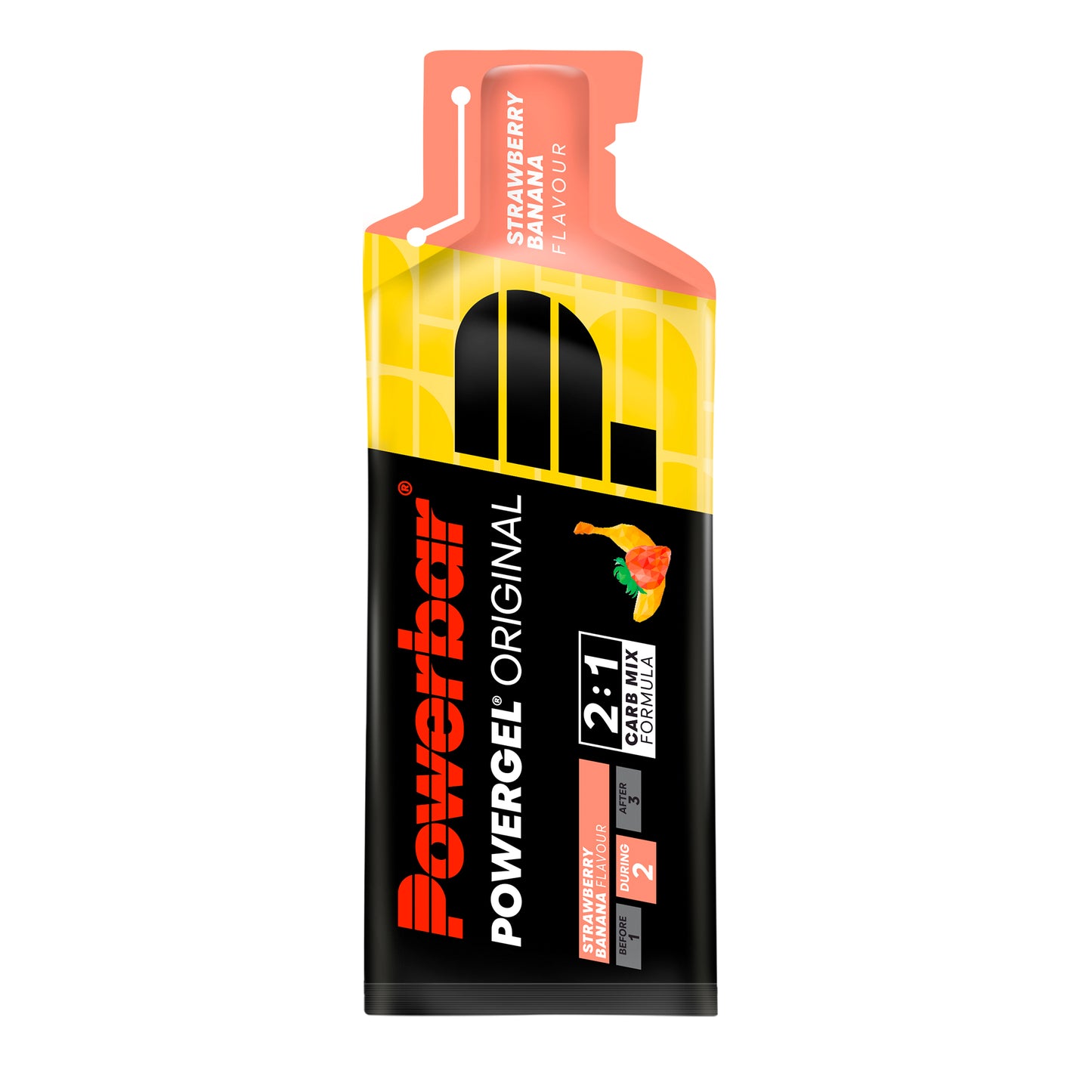 Gel Énergétique POWERBAR POWERGEL ORIGINAL (41gr) Fraise banane