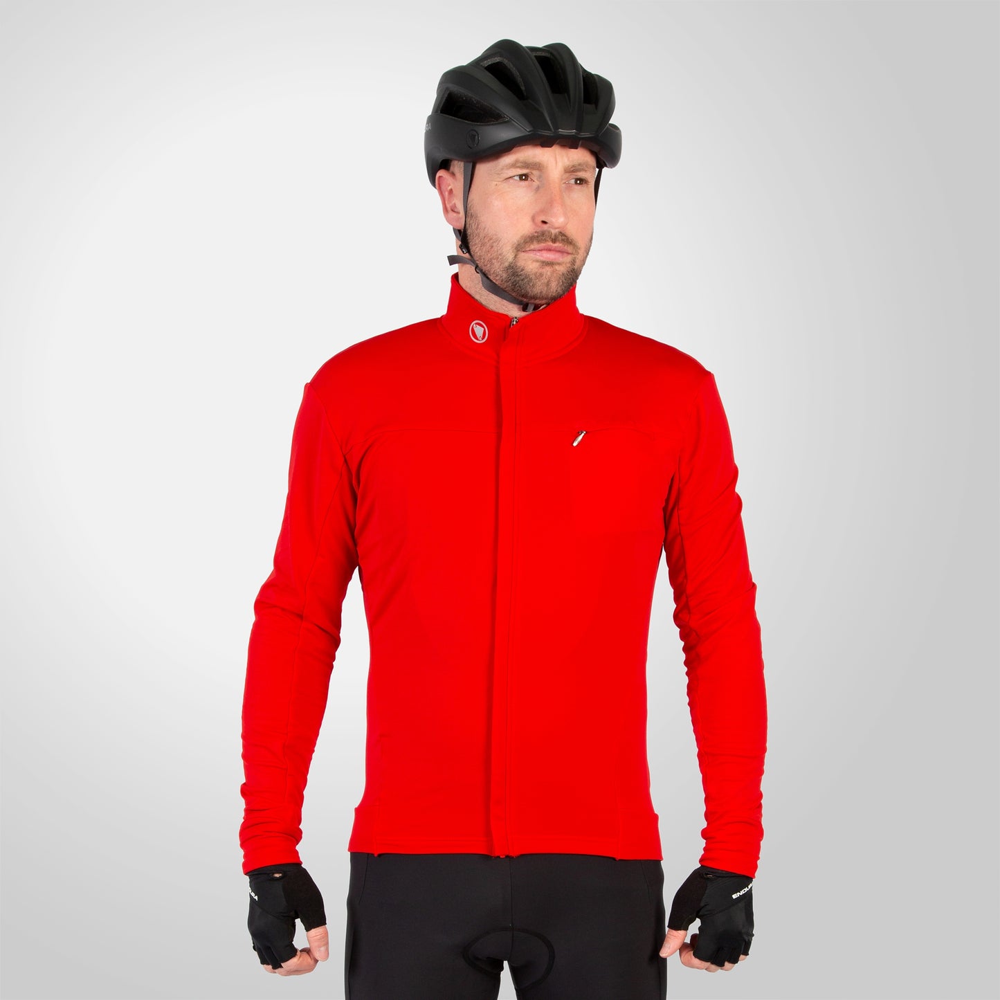 ENDURA XTRACT ROUBAIX Dres s dlouhým rukávem červený