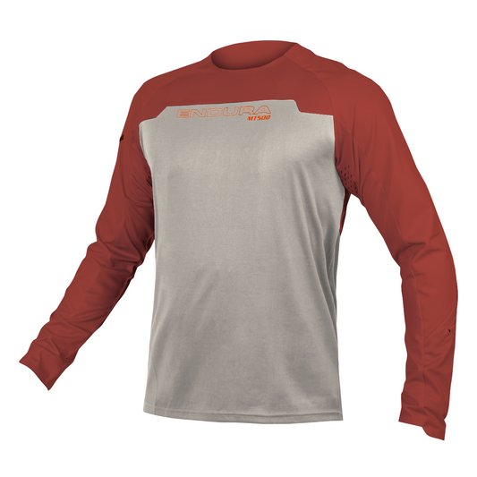 ENDURA MT500 BURNER Langærmet Jersey Rød 2025