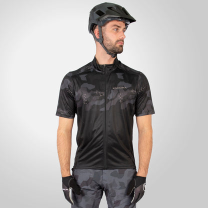 Maillot ENDURA HUMMVEE RAY II Manches Courtes Noir