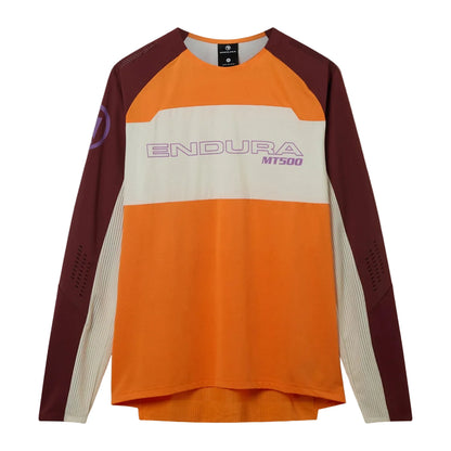Maillot ENDURA MT500 BURNER LITE Manches Longues Orange