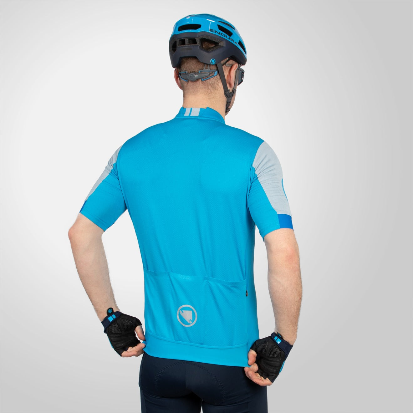 Maillot ENDURA FS260 Manches Courtes Bleu