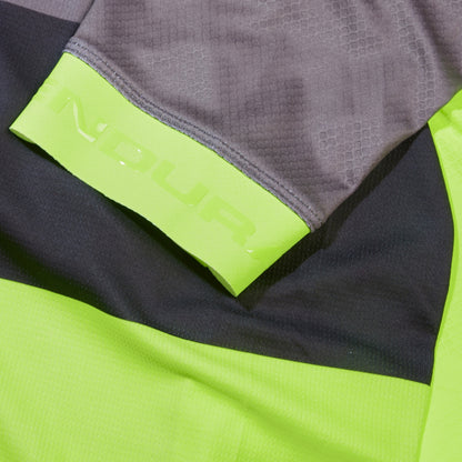 Maillot ENDURA FS260 PRINT Manches Courtes Vert