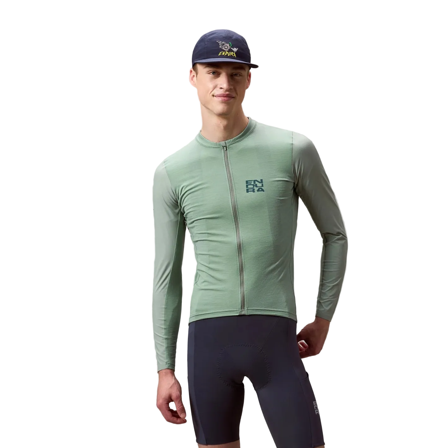 Maillot ENDURA ALLTRACK RIDE Manches Longues Vert Sage