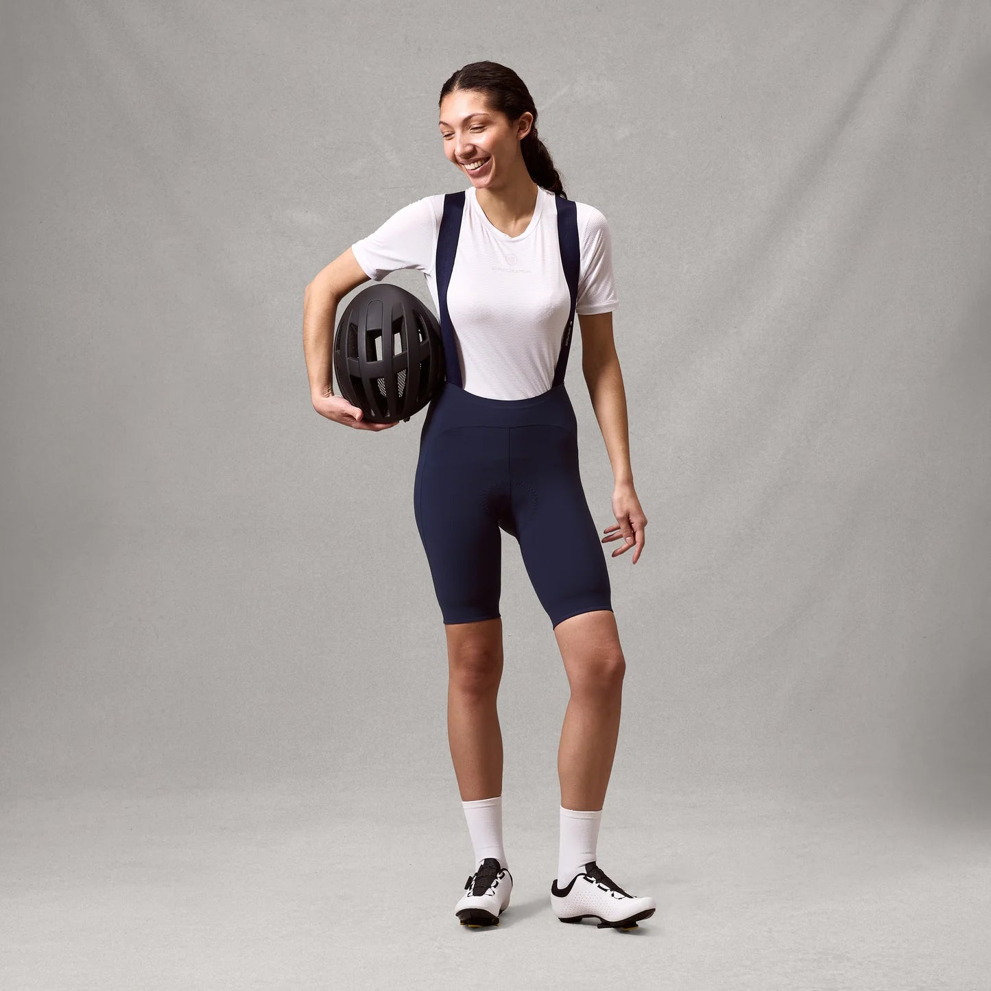 Damska koszulka ENDURA PRO SL POWER Bib Tight Blue