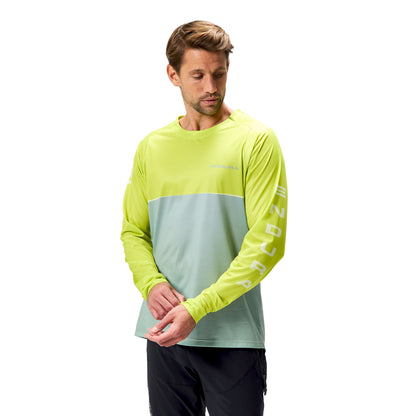 Maillot ENDURA CORE PRINTED Manches Longues Vert